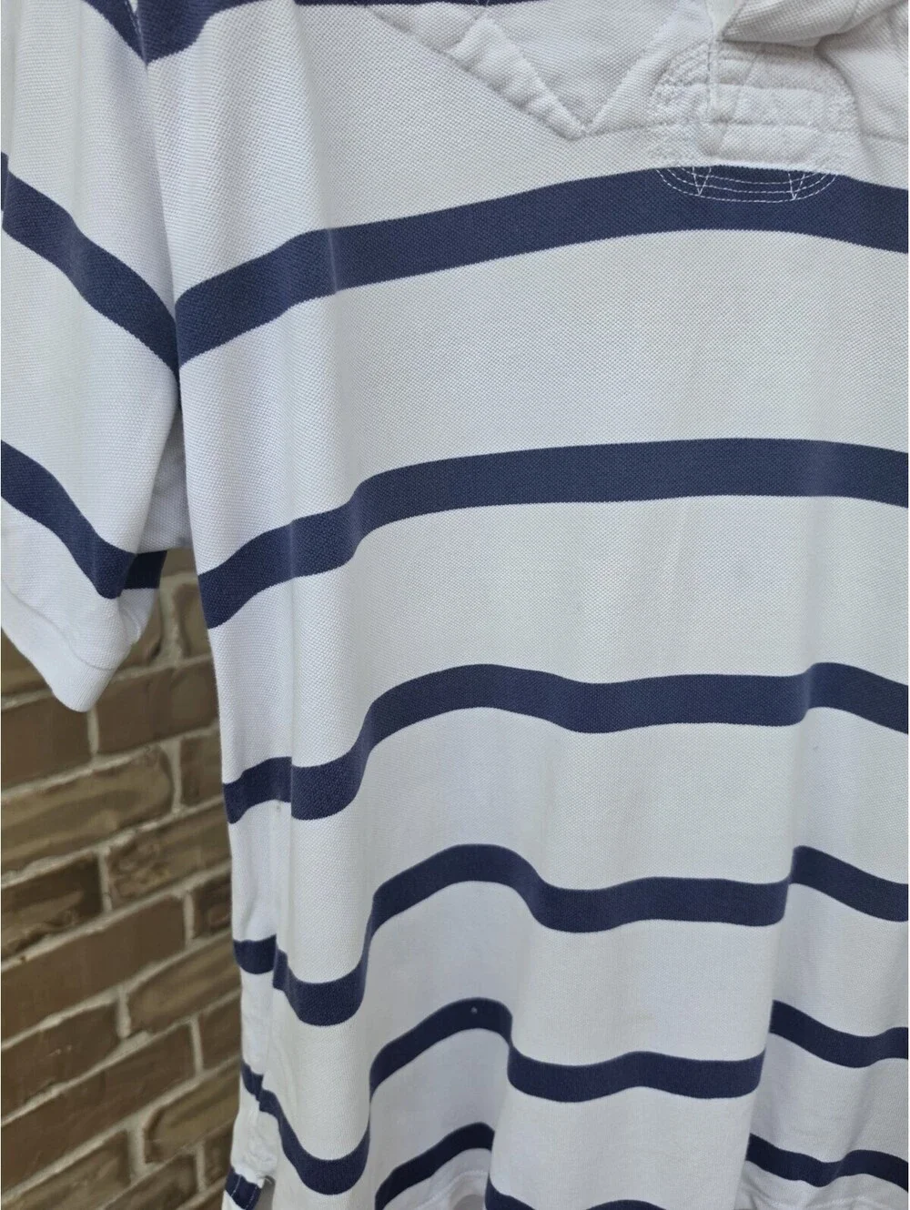 Vintage Polo Ralph Lauren Rugby Shirt 2XB Big Stripe Pony 80's or Early 90's
